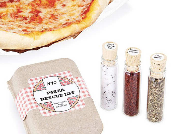  An emergency pizza rescue kit engineered by a group of New York pizza aficionados 