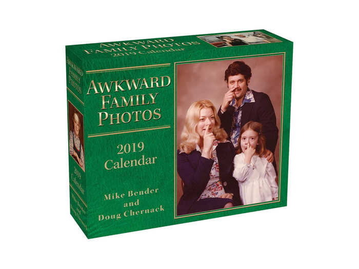 A 2019 calendar celebrating only the cringe-worthy awkwardness of timeless family photos