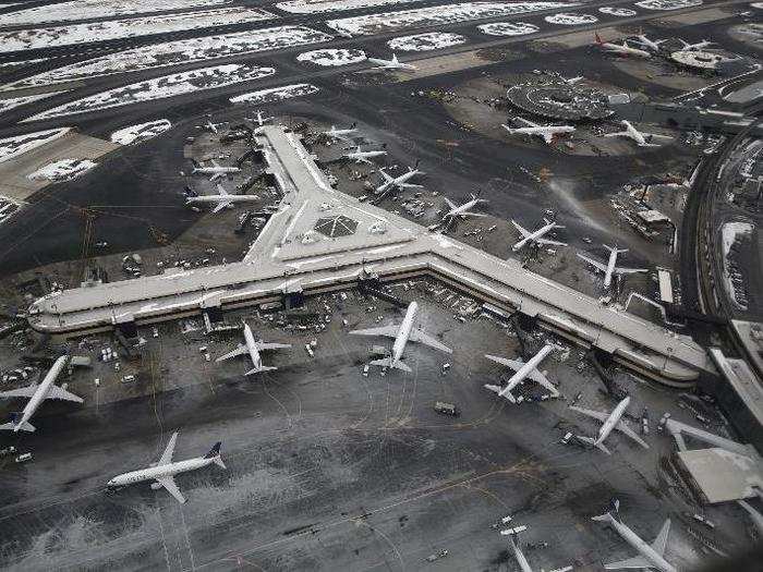 14. Newark Liberty International Airport (Newark, New Jersey):