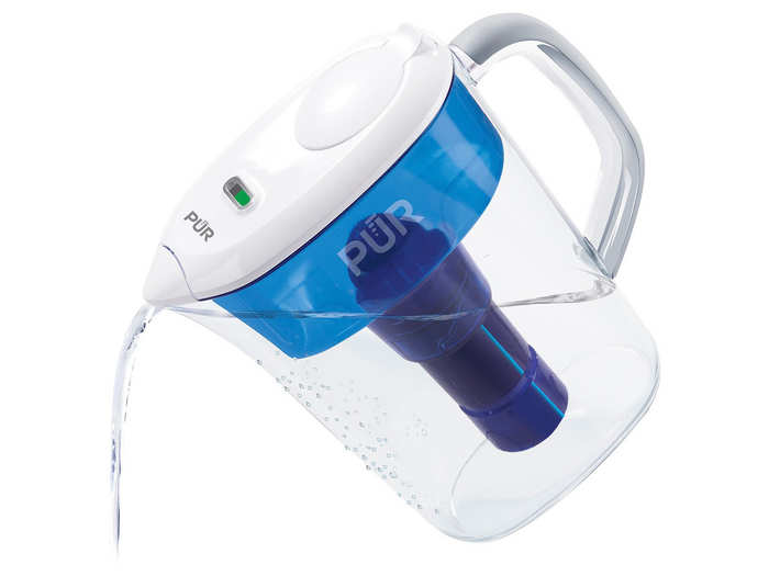 A purifying water pitcher