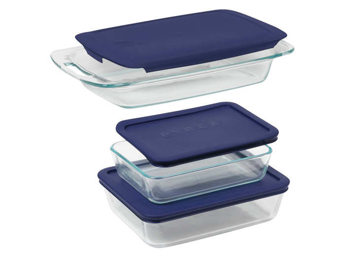 Pyrex storage containers