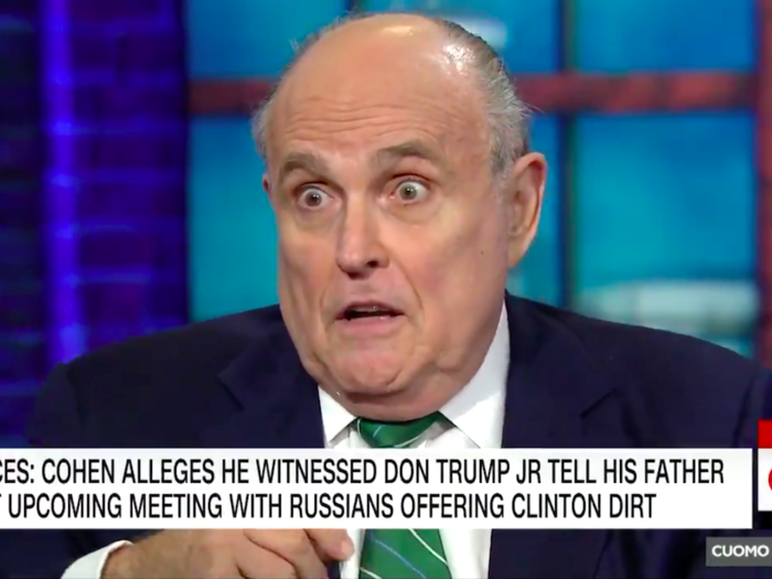 May 3, 2018: Conway calls out Rudy Giuliani