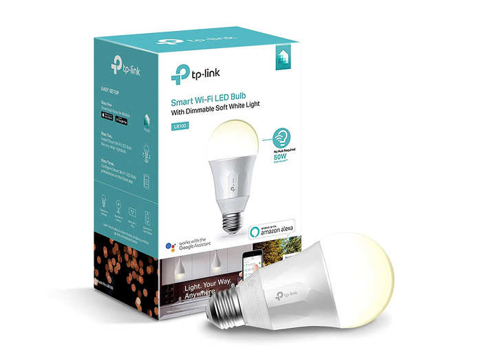 Smart LED light bulbs they can control with Amazon Alexa or Google Assistant