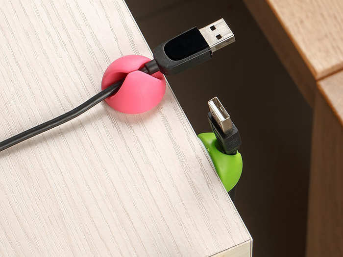 Cable clips that keep cords in place