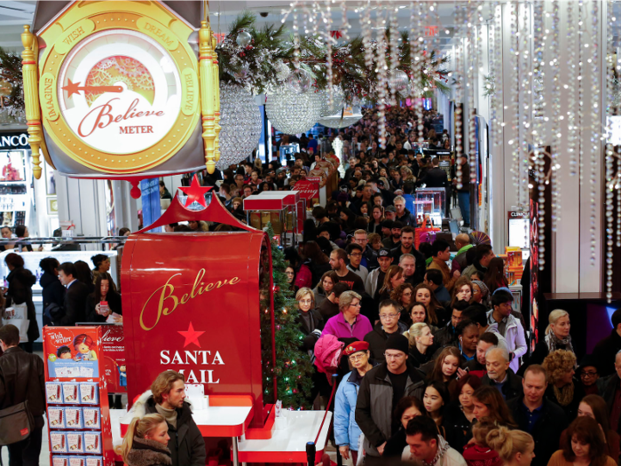 And it seems like Christmas displays are set up earlier and earlier this year. This year, holiday displays hit some stores in early October.