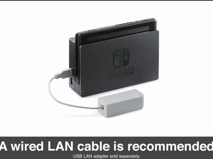 Nintendo recommends a wired internet connection for more stable online matches.