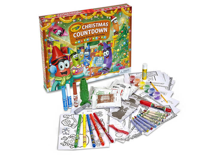 A Crayola coloring countdown for kids