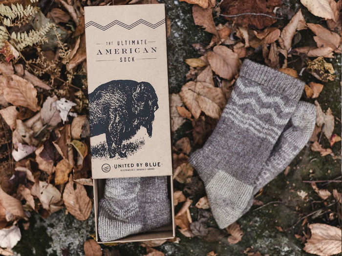 Bison-down trail socks