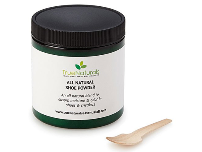 Organic foot and shoe powder