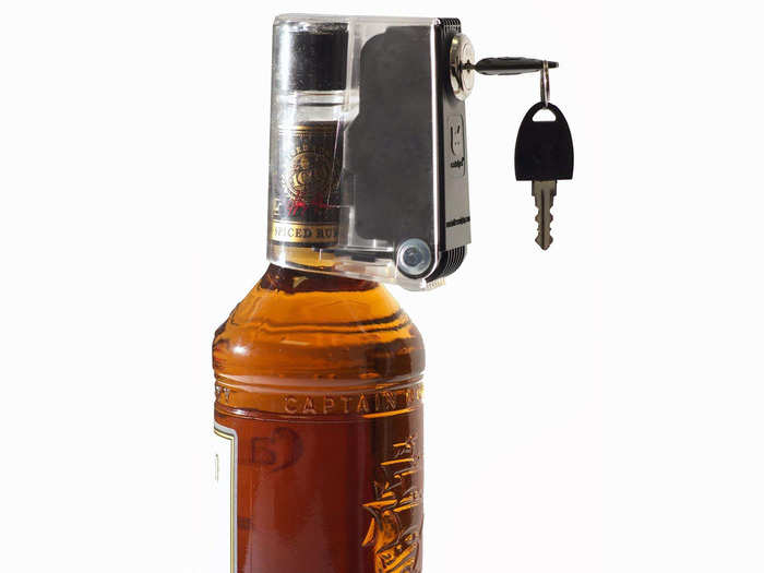 Bottle locks to keep you out of the liquor cabinet