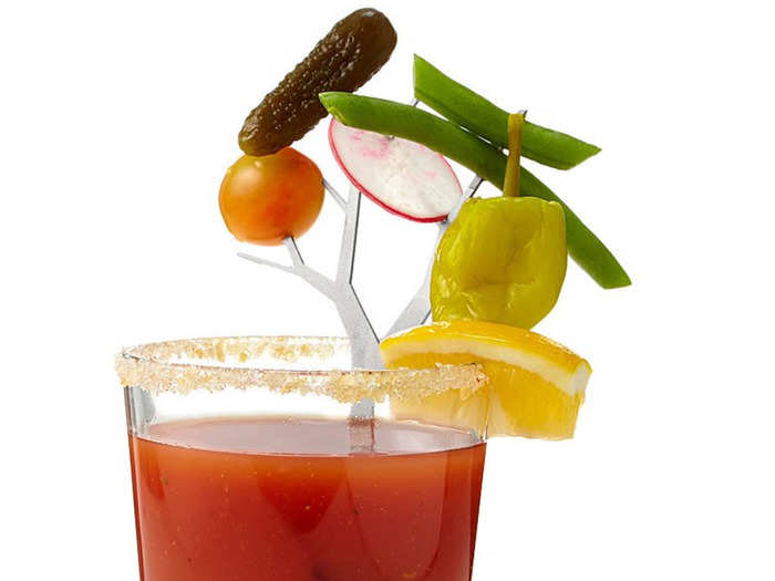 A Bloody Mary garnish branch