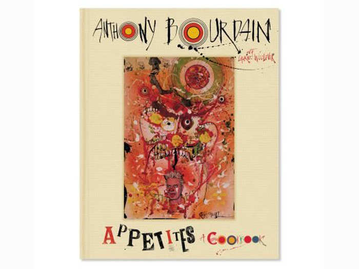 An Anthony Bourdain cookbook illustrated by Ralph Steadman