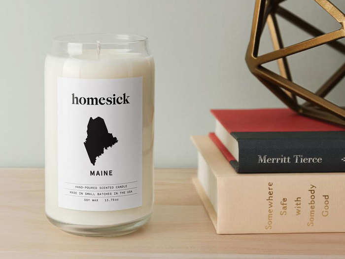 A candle that reminds her of home