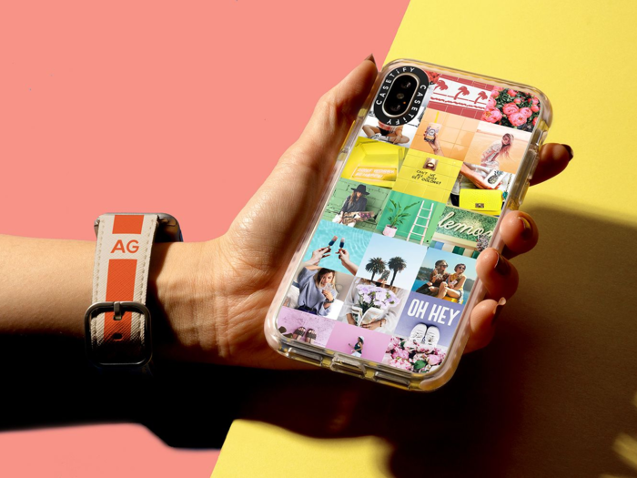 A custom phone case with photos of you together