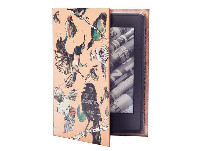 A Kindle case that looks like her favorite book