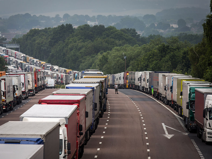 Sometimes, the strikes affect truck drivers themselves. In England, truckers were backed up for 30 miles because of a strike in France. Protesting workers closed down a French port in 2015 that British truckers access via an underwater tunnel, and truckers weren