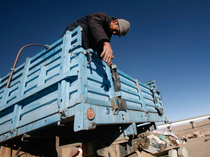 Truck drivers in China, the fourth-largest country by land size, often help bring goods from the industrial centers along the country