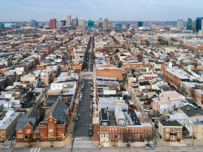 13. Baltimore, Maryland