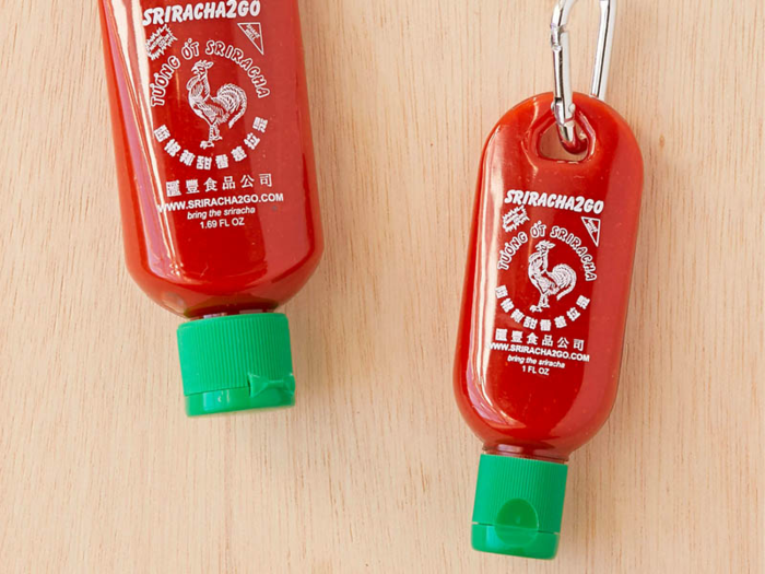 A keychain that lets you enjoy hot sauce at any time