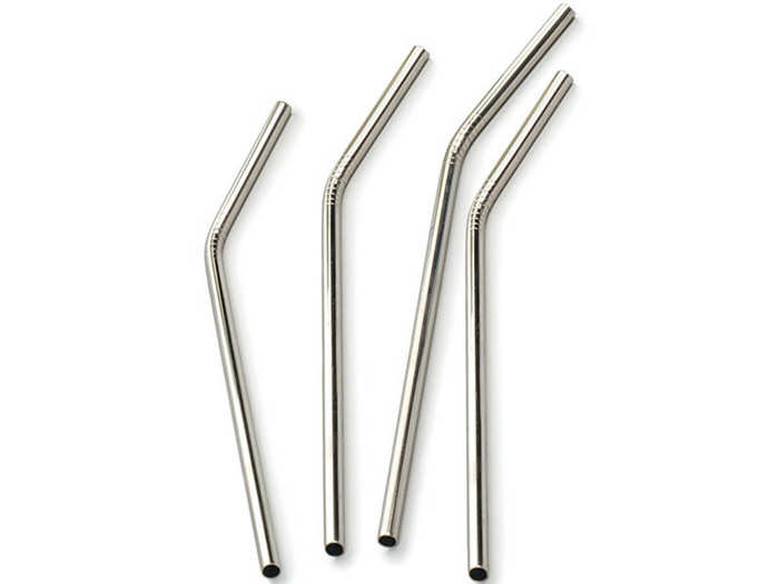 Reusable stainless steel straws