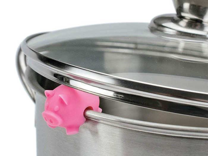 Cute lid lifts that allow steam to escape so their pots won