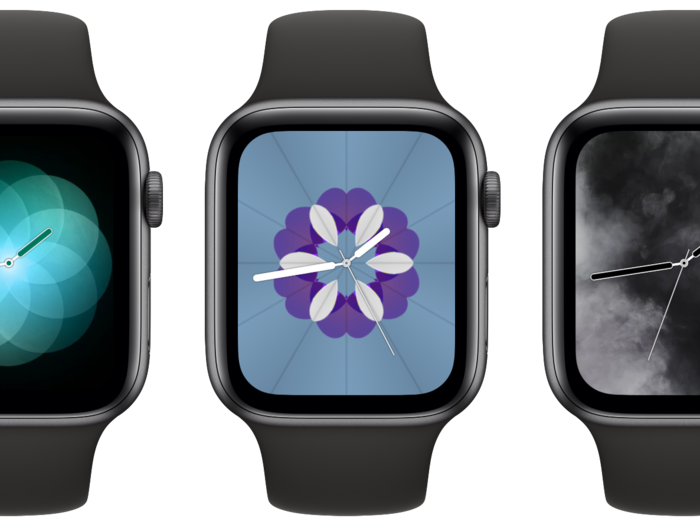 There are also a bunch of other new, more simple faces that any Apple Watch gets with the latest software update. I usually prefer these faces, just because I don