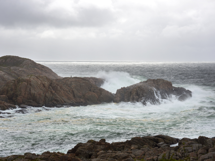 The restaurant was purposefully placed in an area known to have harsh weather. Under