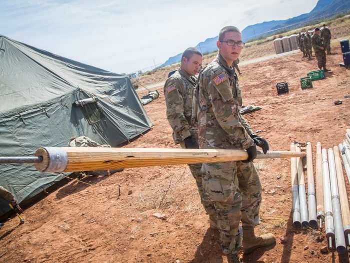 The Department of Defense has made it clear, despite the various claims stating otherwise, that these tent cities will house troops arriving at the border, not migrants.