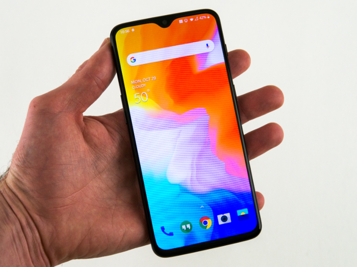 The OnePlus 6T has one of the biggest screens on any smartphone.