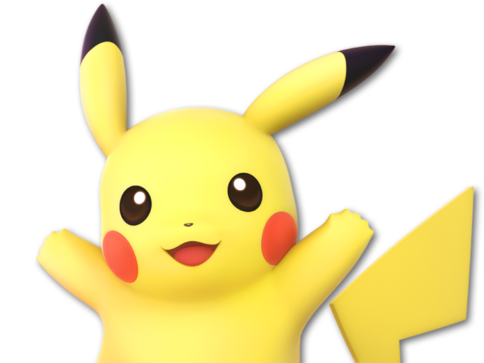 8. Pikachu - "Pokémon Red and Blue" (1996)