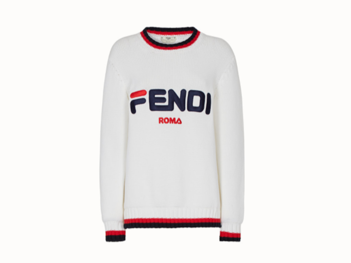 And Fendi released a line with Fila that combined the two brands