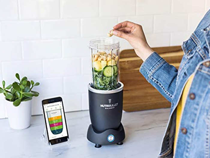 A blender that can track ingredients to help them make healthier meals