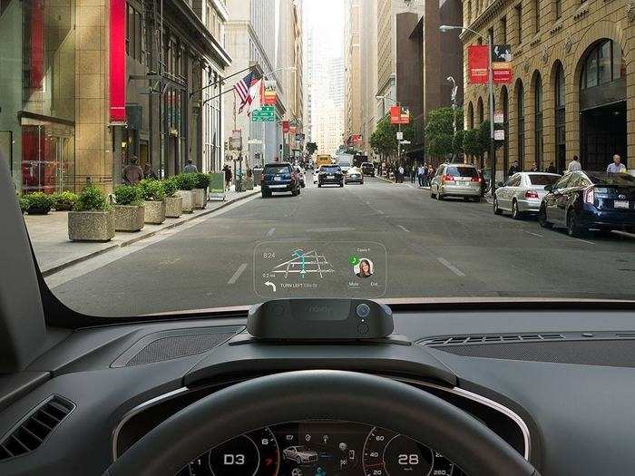 17. Navdy — heads-up displays for vehicles