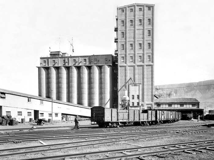 At 187 feet tall, this grain elevator was the tallest building in sub-Saharan Africa when it opened in 1924.