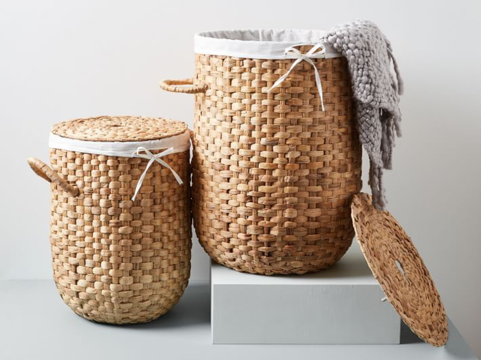 A laundry basket that blends with any decor