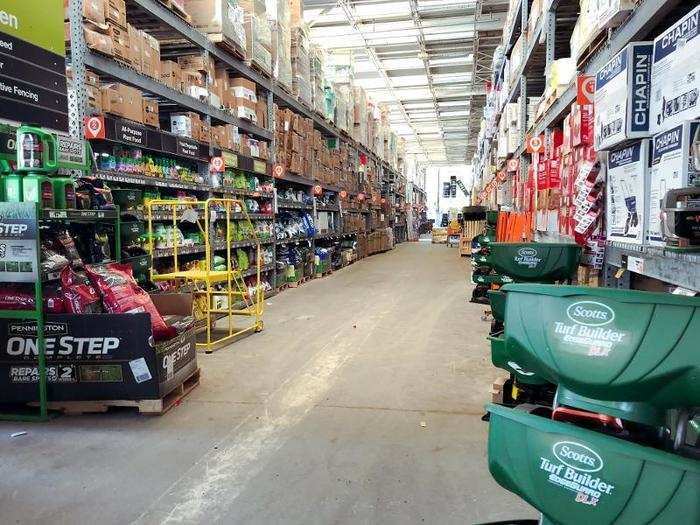 ... plant food, lawn mowers, and more. It was almost as big as the store itself.