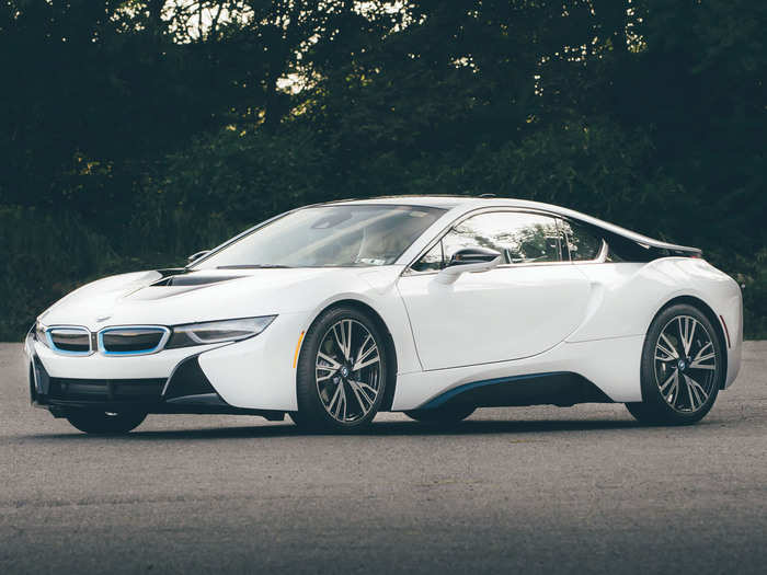 2014: BMW i8 — With its carbon-fiber chassis, BMW