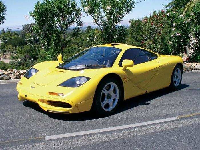 1993: McLaren F1 — This is the car that set a world speed record of 231 mph in 1993 and held it for 11 years.