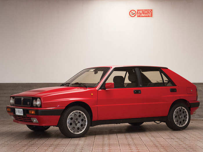 1989: Lancia Delta Integrale — A car specifically designed for rally-cross racing, the 