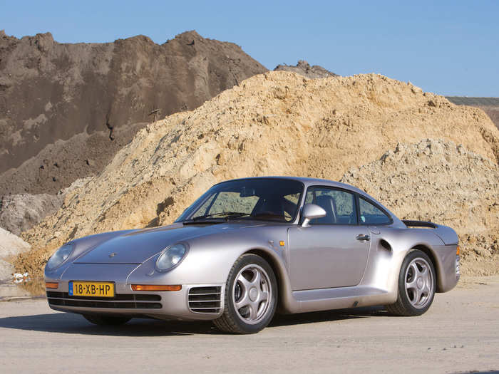 1987: Porsche 959 (tie) — With adjustable suspension and intelligent four-wheel-drive, the 959 was considered "the most technologically advanced car of its era."