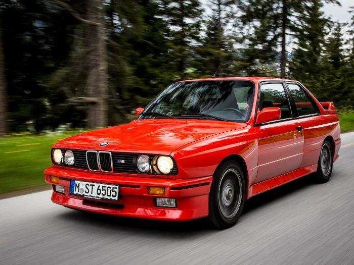 1985: BMW M3 E30 — A car that helped usher BMW into new prominence, the M3 E30 has affectionately been called "the legend," by the German automaker.