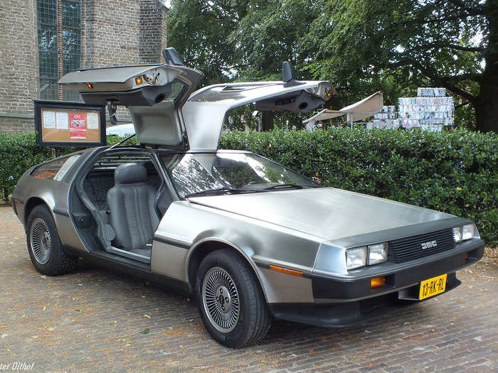 1981: DeLorean DMC-12 — Made famous by the "Back to the Future" movie series, the DeLorean DMC-12 had no paint, as the body was made from stainless steel.