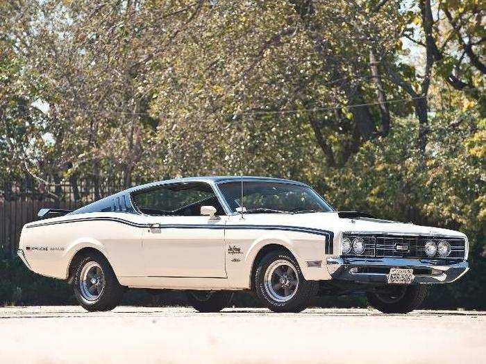 1969: Mercury Cyclone Spoiler II — A muscle-era sports car, the Cyclone Spoiler was developed by Mercury, with two NASCAR drivers providing input.