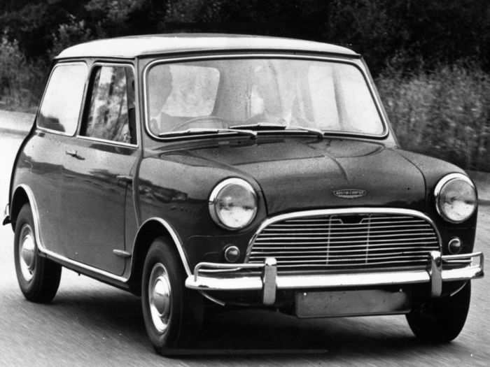 1960: BMC Mini — A small, UK-made economy car, the Mini symbolized 1960s British pop culture and was recently voted Britain