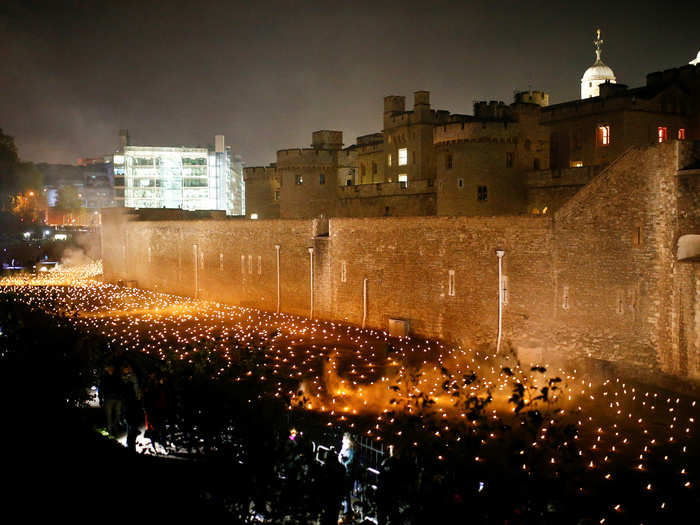 The Historic Royal Palaces, which manages the Tower of London, was inspired to put on the display after the success of an art installation in 2014.