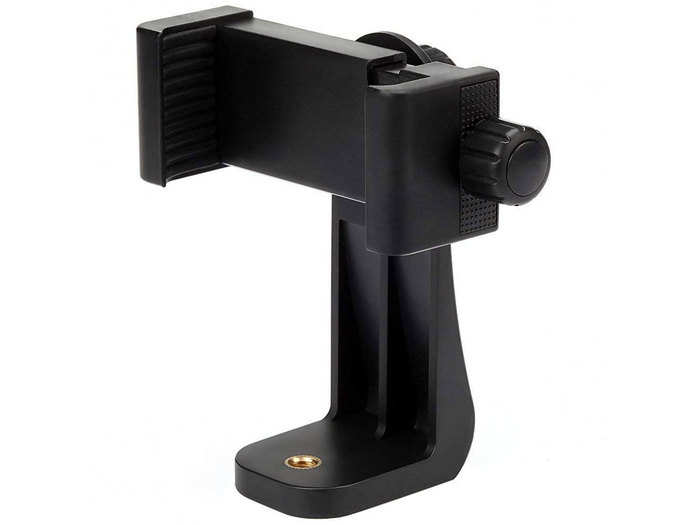 A smartphone tripod mount