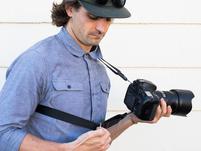 A reinvented camera strap