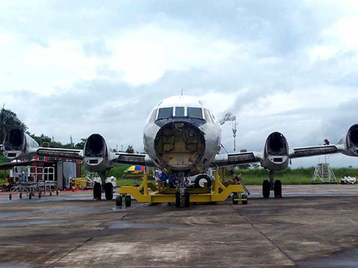 Chinese J-8 fighter jet collided with a US Navy EP-3 Aries spy plane over the South China Sea on April 1, 2001.