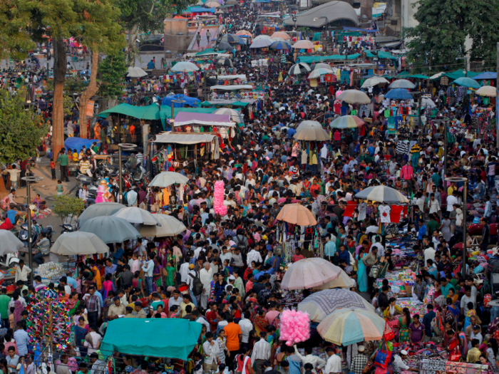 The festival also marks a shopping extravaganza for those who participate.