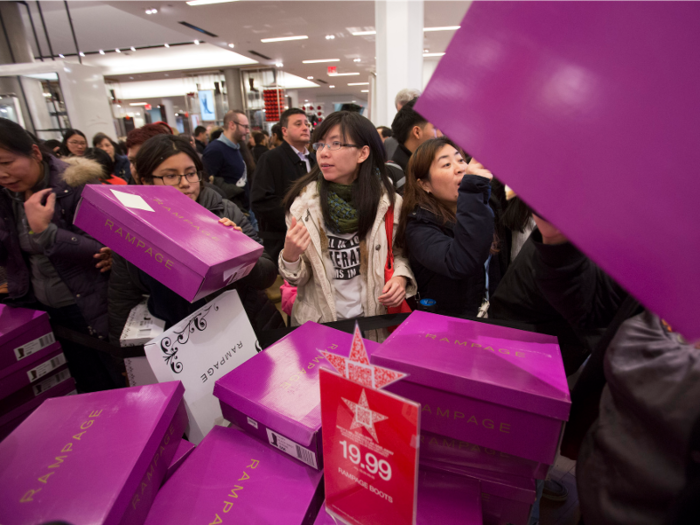 In 2014, police were called to stores across the UK as Black Friday sales turned into "mini riots."